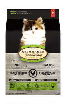 Sac de nourriture pour chaton au poulet – Oven-Baked Tradition