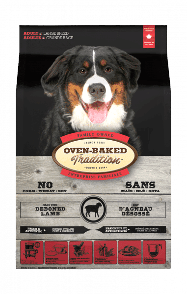 Nourriture pour chien adulte grande race à l’agneau Oven-Baked Tradition