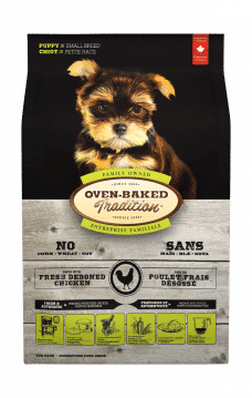 Sac de nourriture pour chiot petite race au poulet – Oven-Baked Tradition