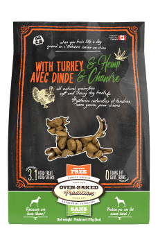 OBT 25021 10 Dog Treats Turkey Hemp