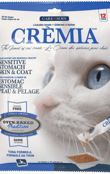 Gâterie en purée sans grains hypoallergénique pour chats au thon, digestion sensible et pelage sain